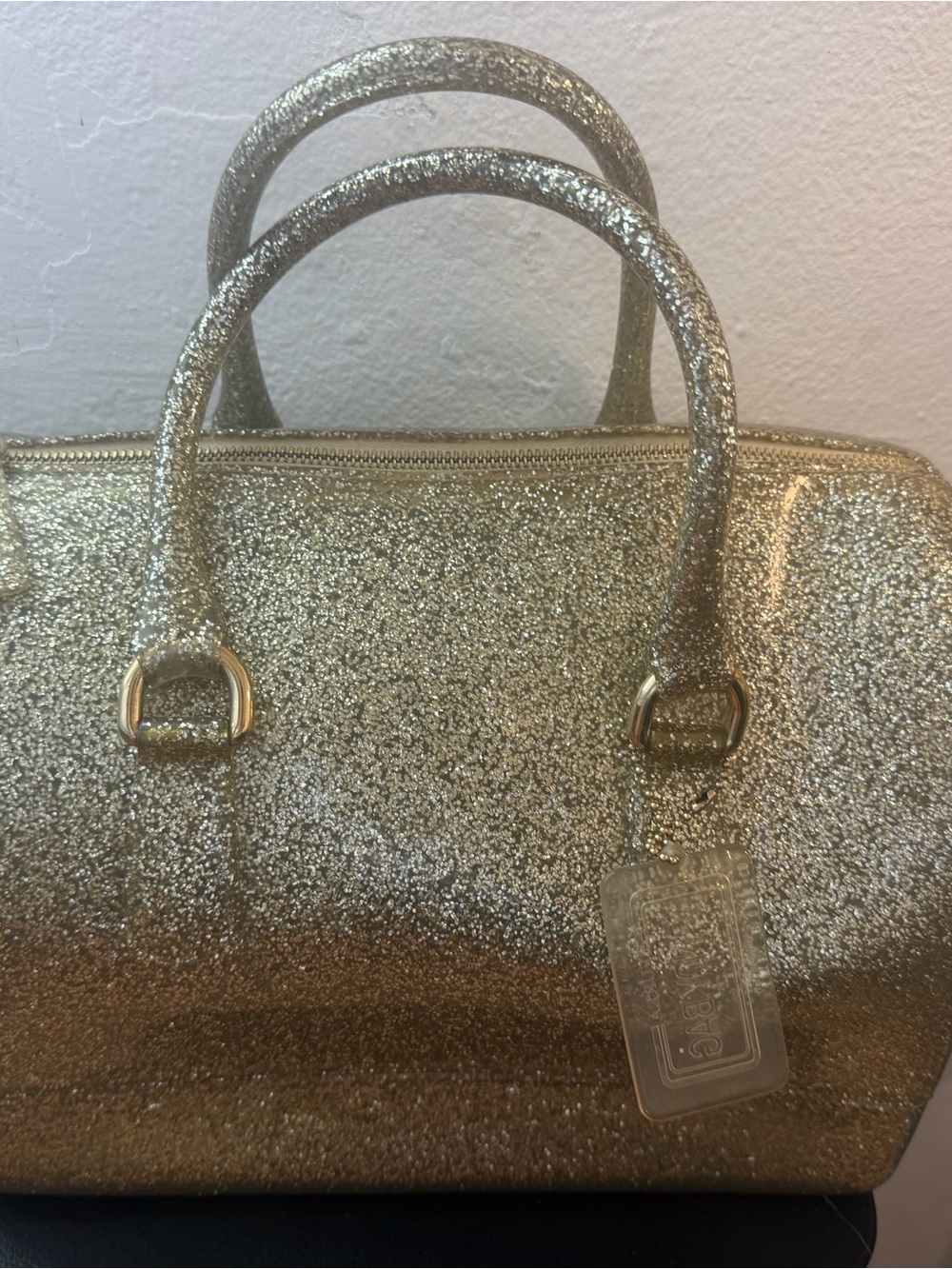 Furla Candy Bag-Gold glitter